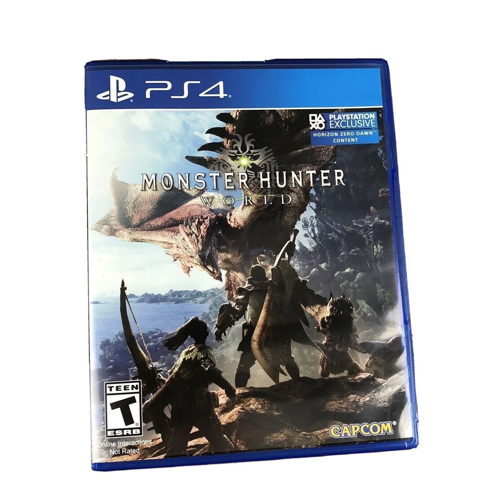 Monster Hunter World PS4 Sony PlayStation 4 Capcom Hunting Shooting Video Game